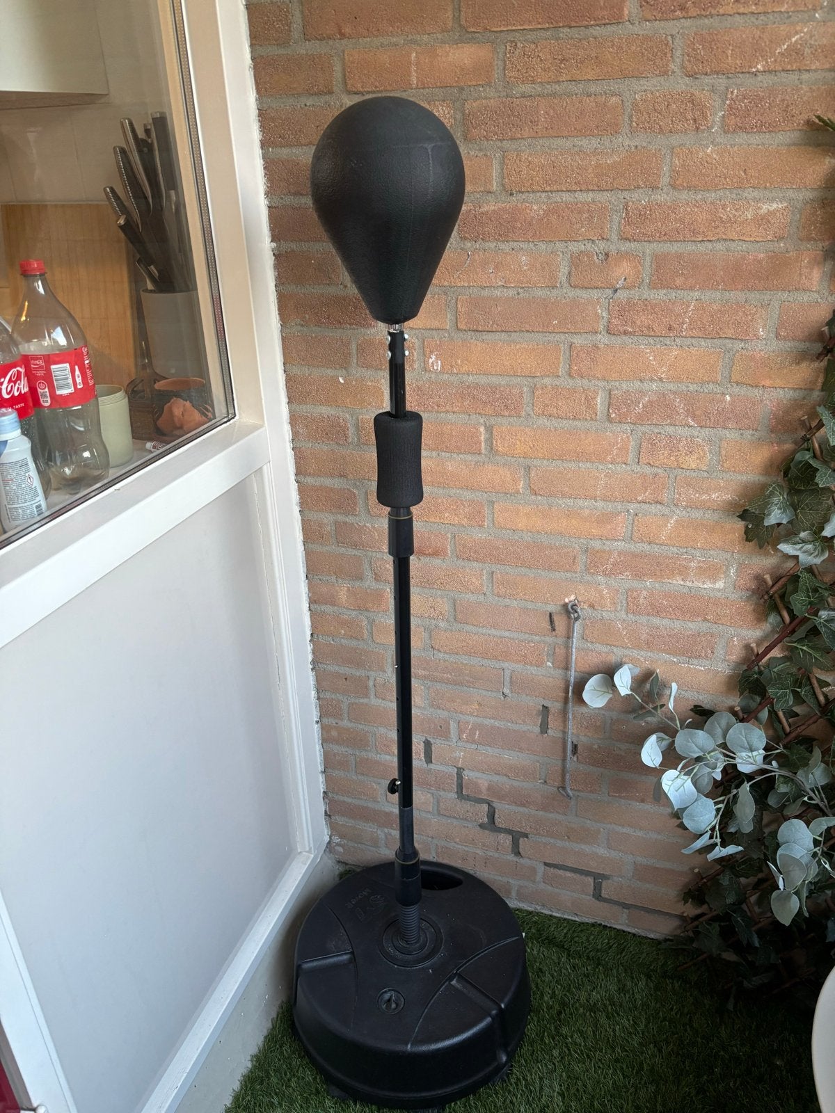 Boksbal op standaard inc bokshandschoenen, Ophalen, Gebruikt, Boksbal
