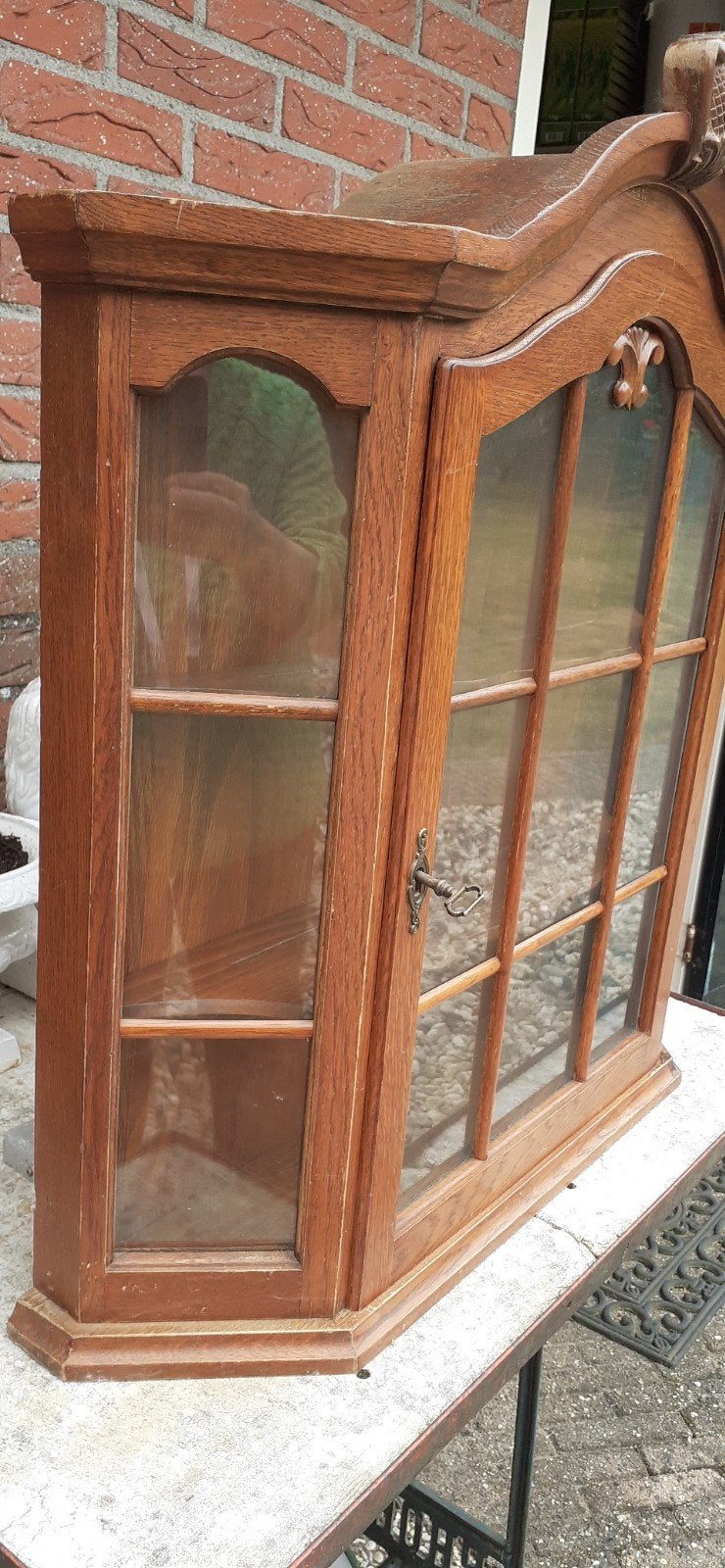 Vitrine kastje, Antiek en Kunst, Ophalen