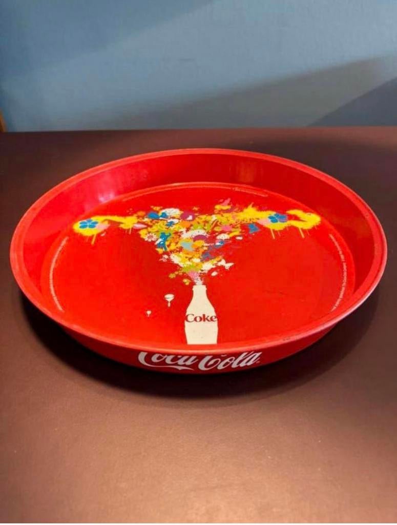 Vintage metalen origineel Coca Cola dienblad 2006.390, Huis en Inrichting, Woonaccessoires | Dienbladen, Ophalen of Verzenden
