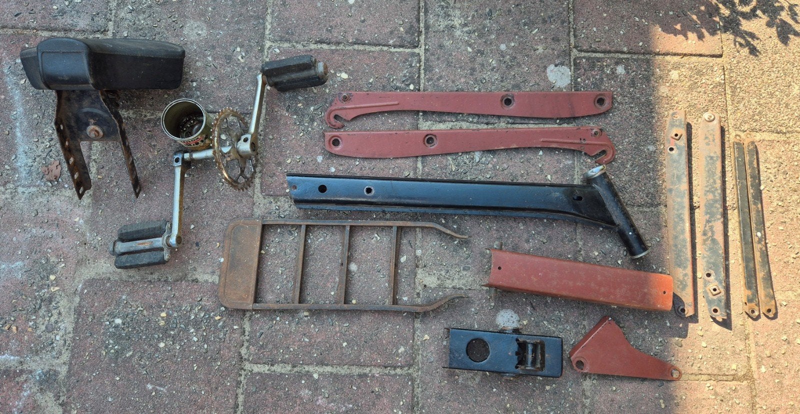 Solex 3800 framedelen, Ophalen of Verzenden, Gebruikt, Frame, Overige merken