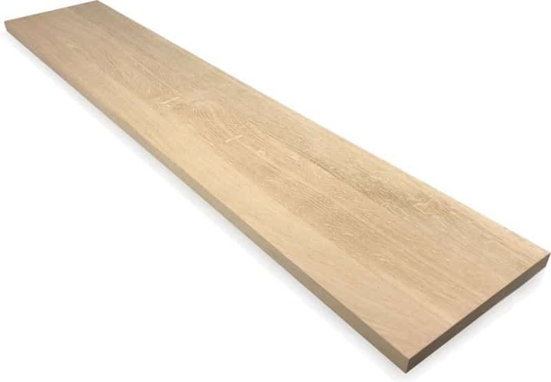 Eikenhout plank op maat, vensterbank nis wandplank