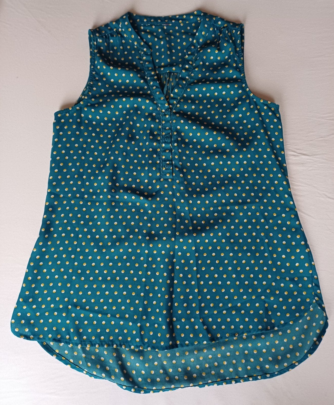Zomertop mt 38, Kleding | Dames, Tops, Maat 38/40 (M), Blauw, Ophalen of Verzenden, Zonder mouw