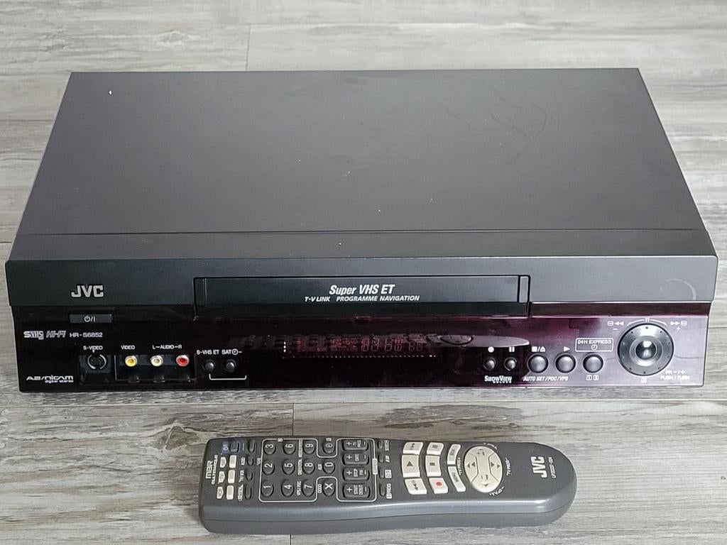 JVC HR-S6852 Super VHS ET Videorecorder, Ophalen, Gebruikt, VHS-speler of -recorder