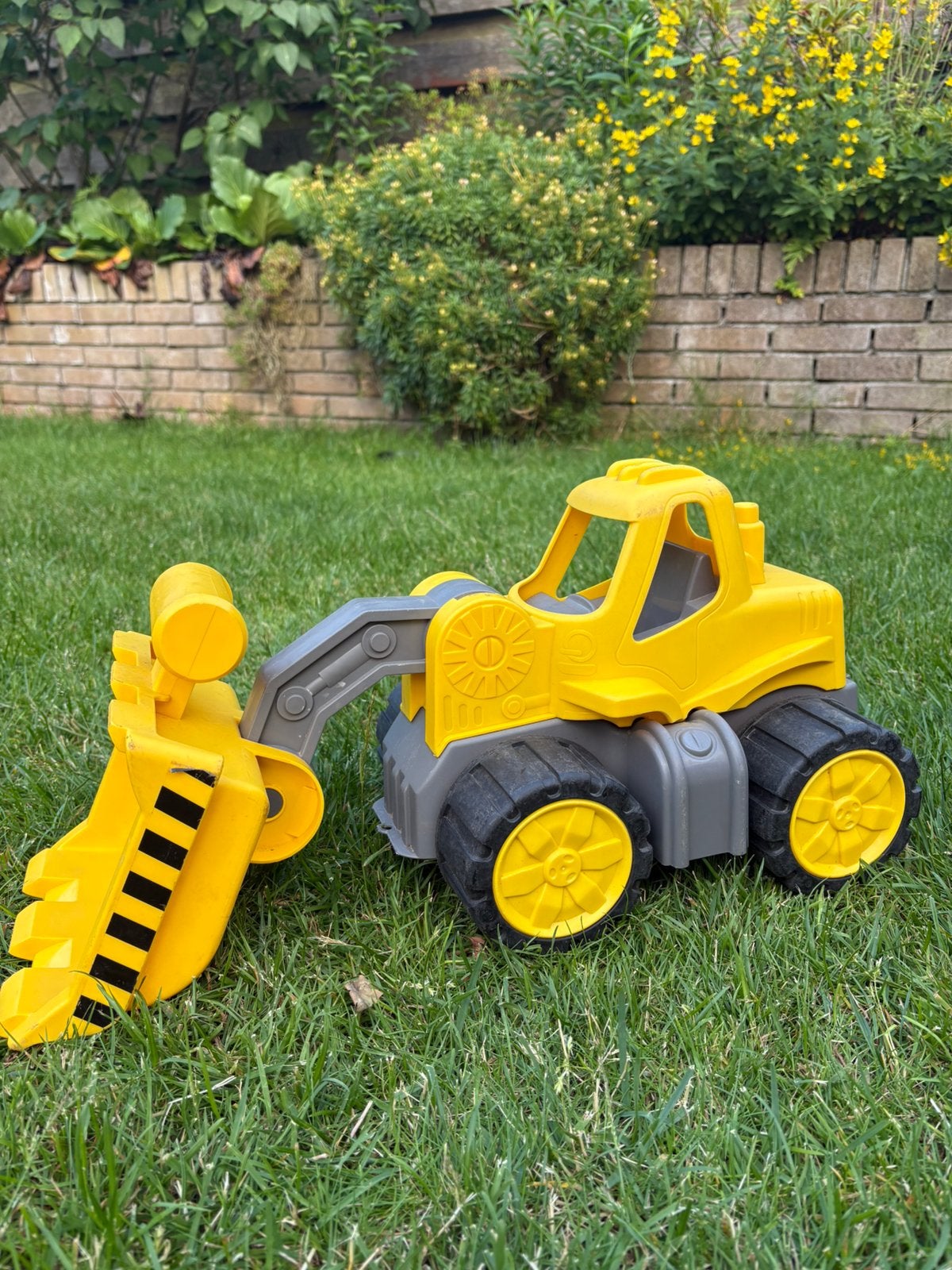 BIG- Power worker wiellader shovel midi, Kinderen en Baby's, Speelgoed | Buiten | Los speelgoed, Ophalen of Verzenden, Zo goed als nieuw