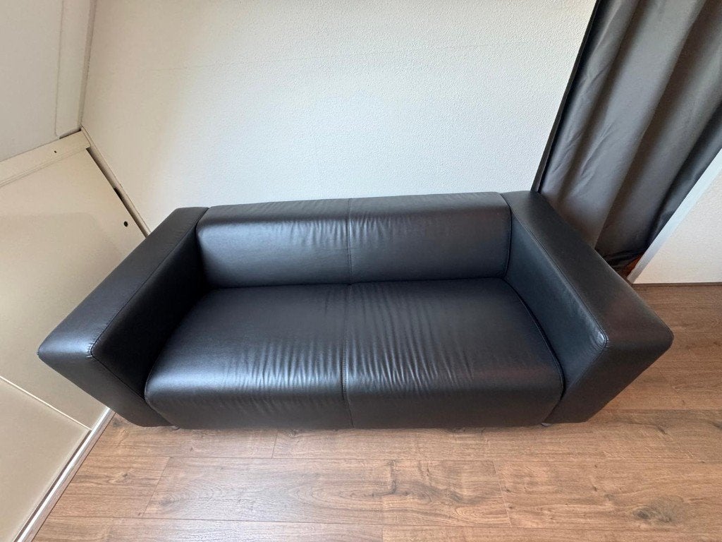 Zwarte bank, Ophalen, Overige materialen, Gebruikt, 150 tot 200 cm