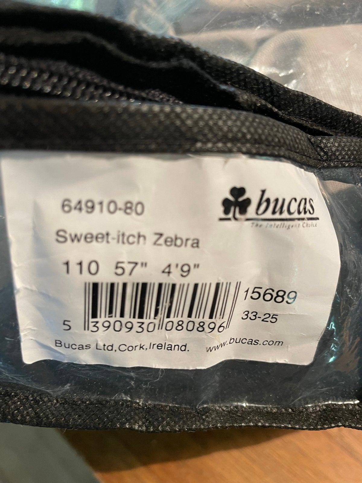 Bucas Sweet itch eczeemdeken 110 cm, Dieren en Toebehoren, Ophalen of Verzenden, Pony (P), Bucas, Meerkleurig