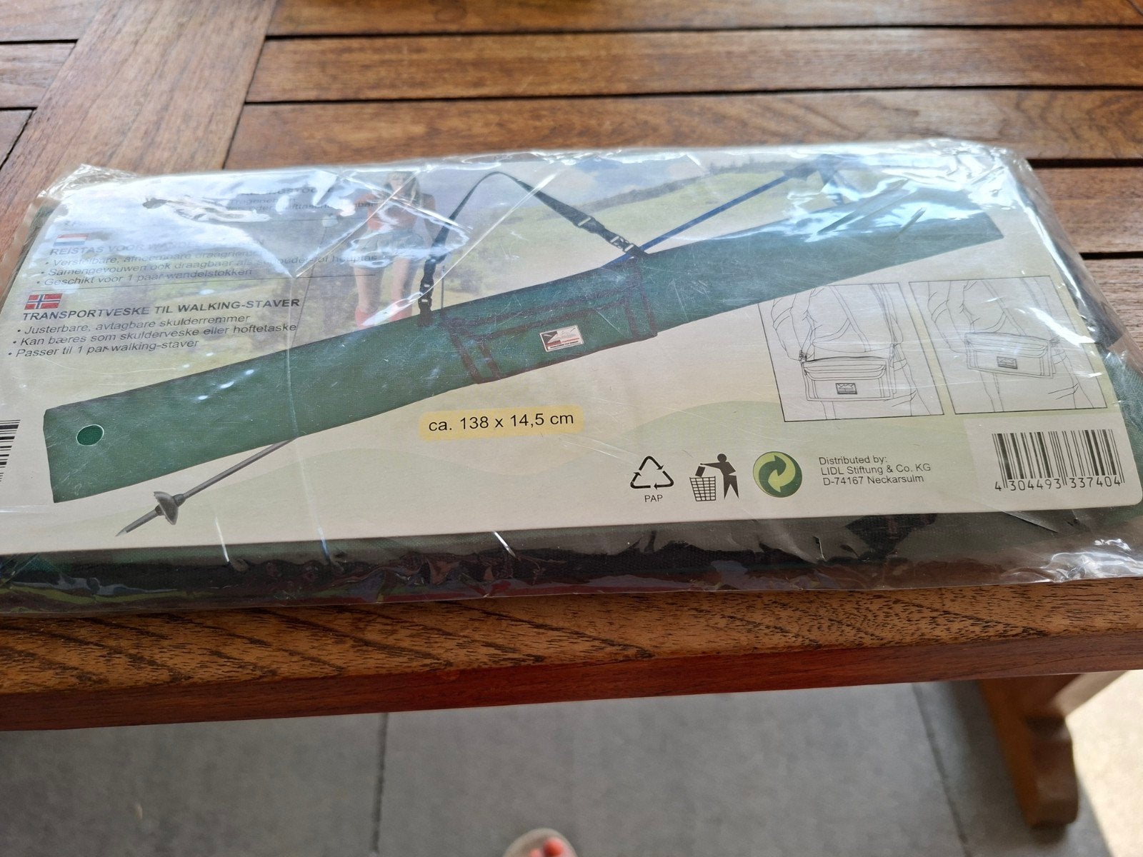 Reistas voor wandelstokken., Ophalen, Nieuw