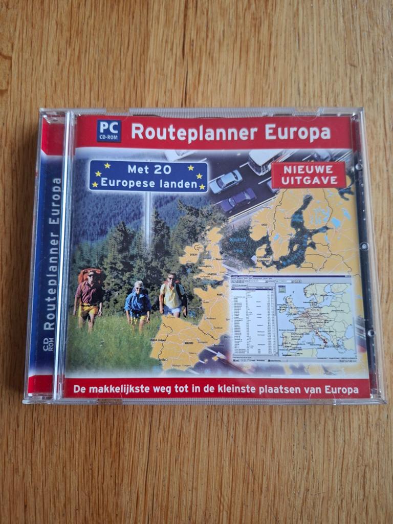 PC CD-ROM Routeplanner Europa - Nieuwe Uitgave, Multi Media International, Heel Europa, Ophalen of Verzenden, Zo goed als nieuw