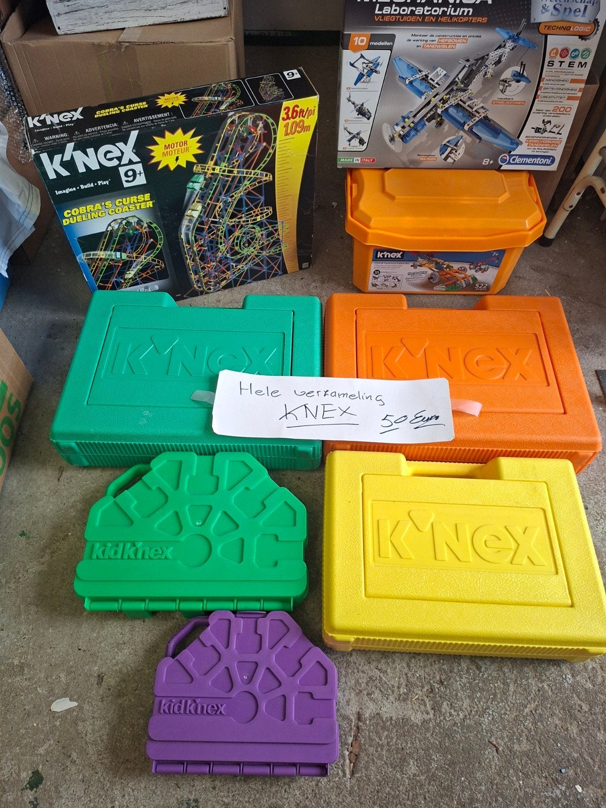 grote verzameling KNEX, Kinderen en Baby's, Speelgoed | Bouwstenen, Ophalen of Verzenden, K'nex