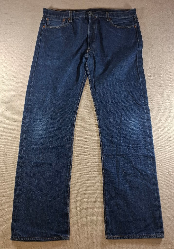 Levi's 501 Jeans – Blauw, Maat 36/32, W36 - W38 (confectie 52/54), Zo goed als nieuw, Levi’s, Verzenden