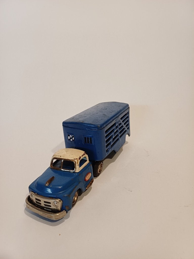 Vintage V8 cattle-truck FORD CHEVY USA miniatuur model, Ophalen of Verzenden, Gebruikt, Auto's
