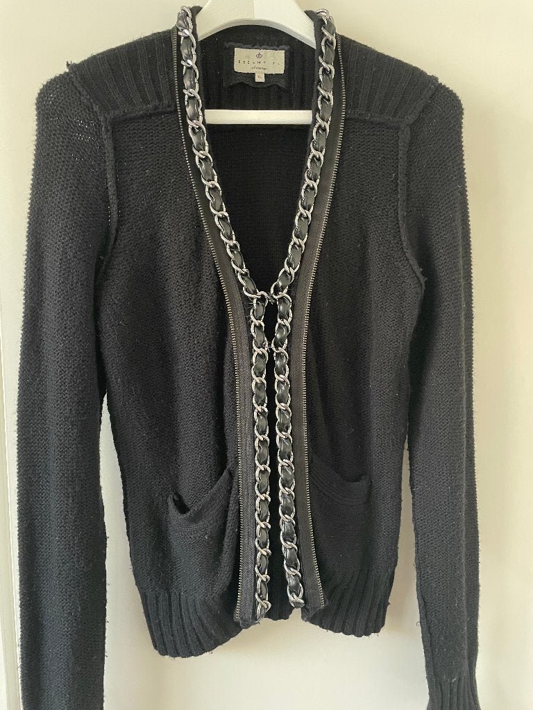 Essentiel Antwerp zwart vest met veter maat XL, Verzenden, Zwart, Maat 42/44 (L), Essentiel Antwerp