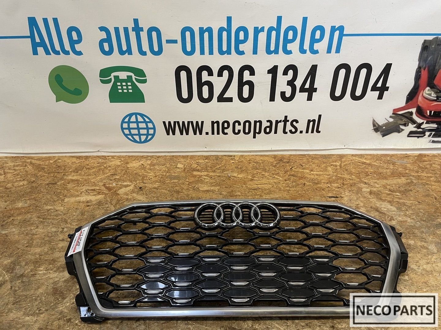 AUDI Q3 83A SQ3 GRILL BUMPERGRILL 83F853651B ALLES LEVERBAAR, Gebruikt, -, -, Bumper