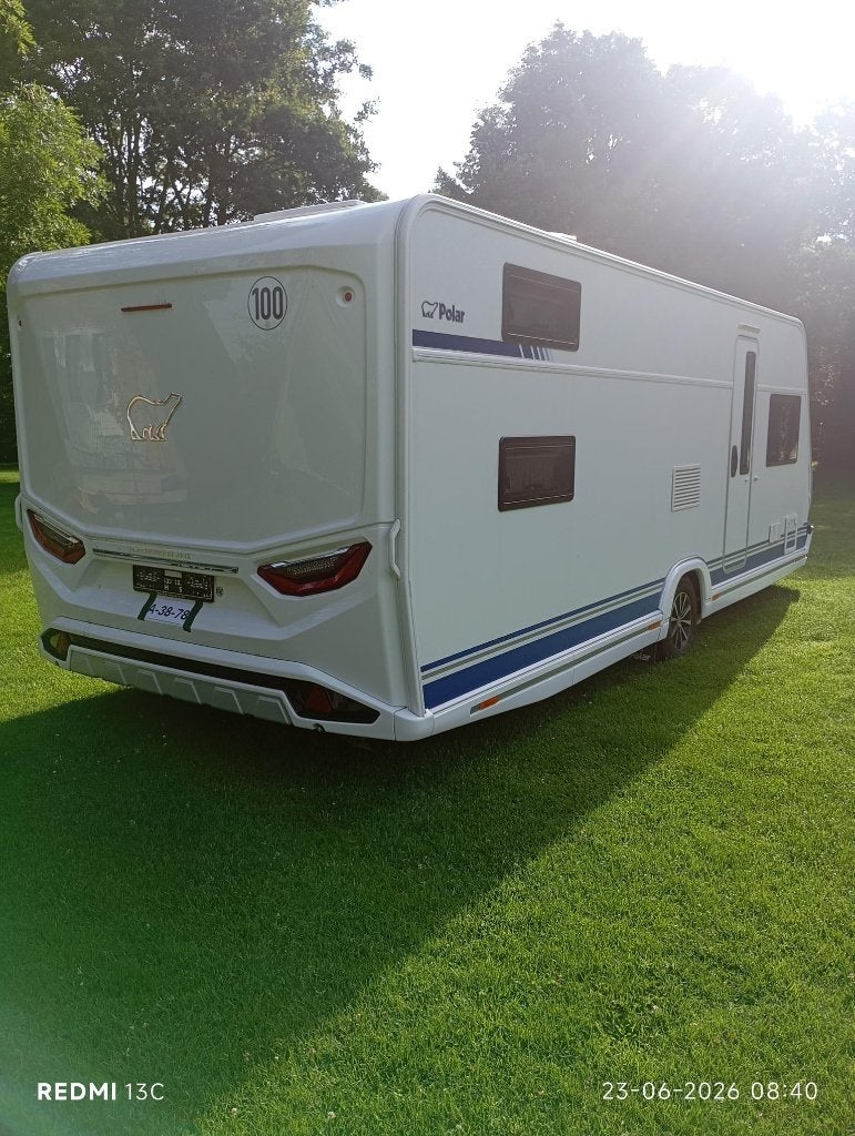 POLAR WINTERCARAVAN BLEULINE 620 FWCA NIEUW 2025 ongebruikt, Rondzit, Particulier, 6 tot 7 meter, Polar