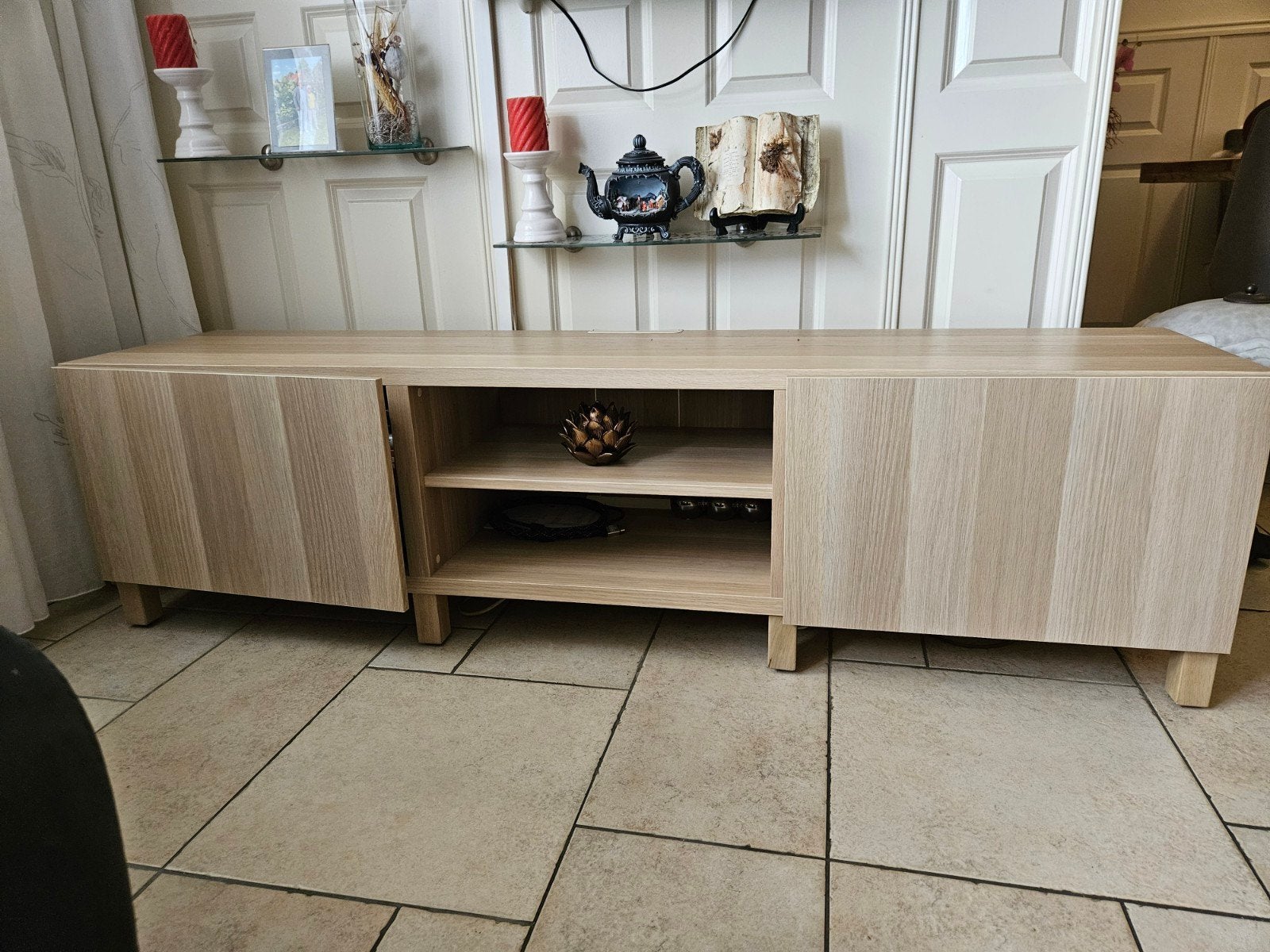 tv meubel licht eiken, Ophalen