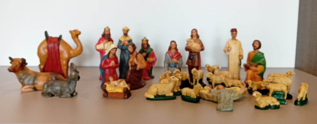 Antieke kerststal, Diversen, Kerst, Ophalen