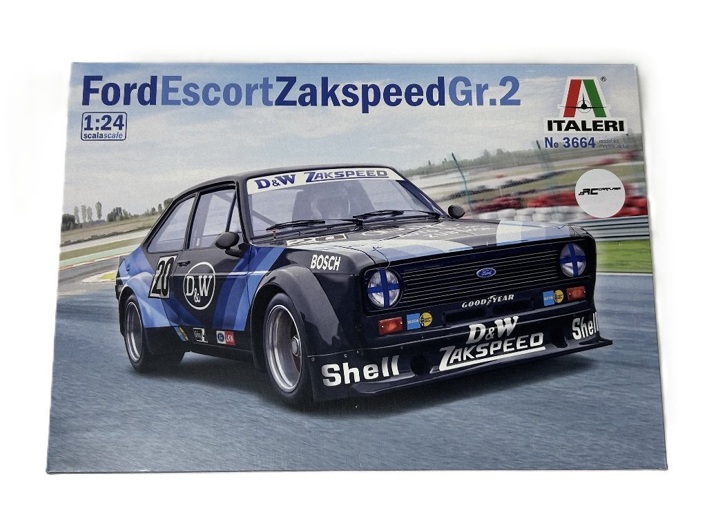 Italeri Ford Escort Zakspeed Gr. 2 ITA-3664, Groter dan 1:32, Nieuw, Ophalen of Verzenden, Italeri