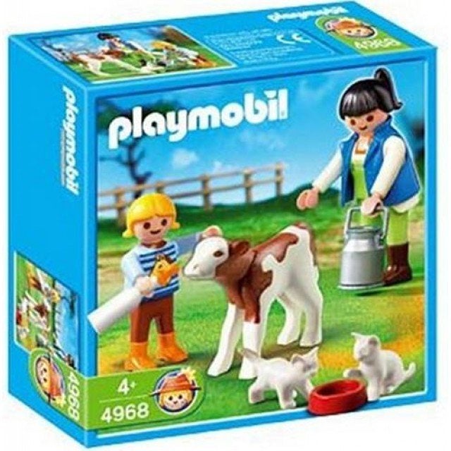 🎁 Playmobil 4968 - Boerin met kalf 🎁, Verzenden, Nieuw