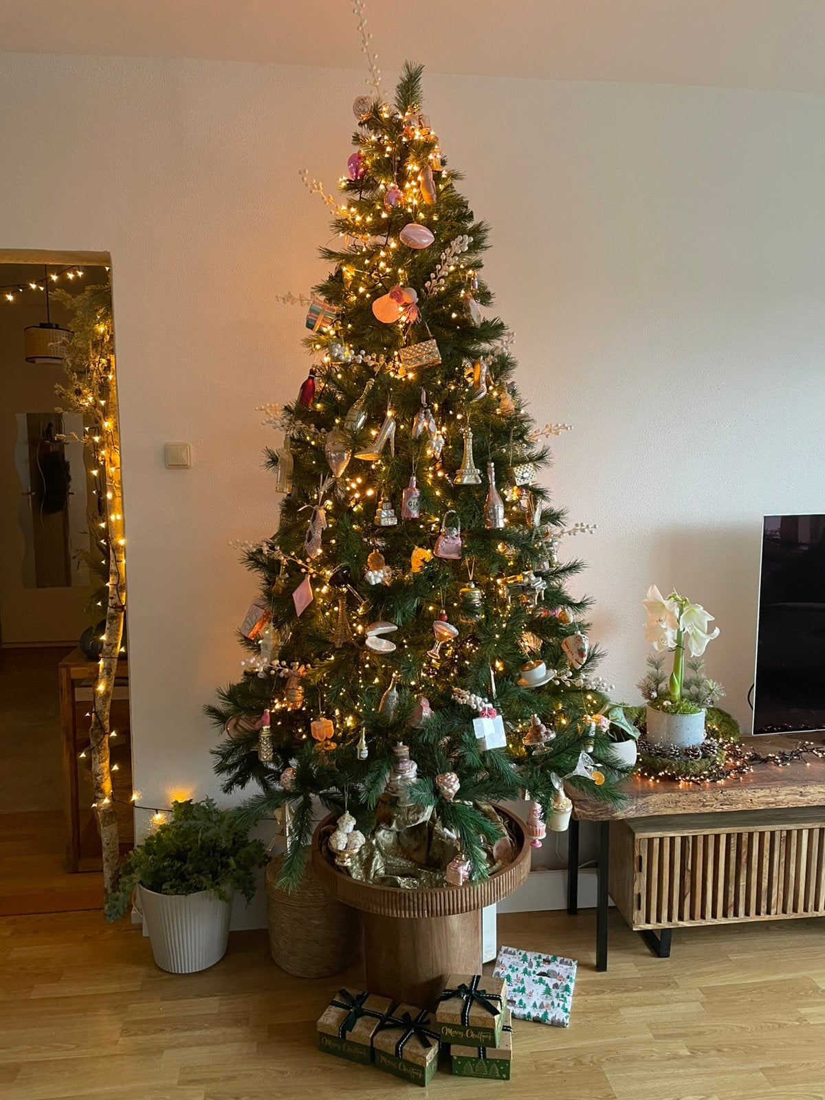 Kerstboom 180 hoog €45,00, Ophalen of Verzenden, Zo goed als nieuw