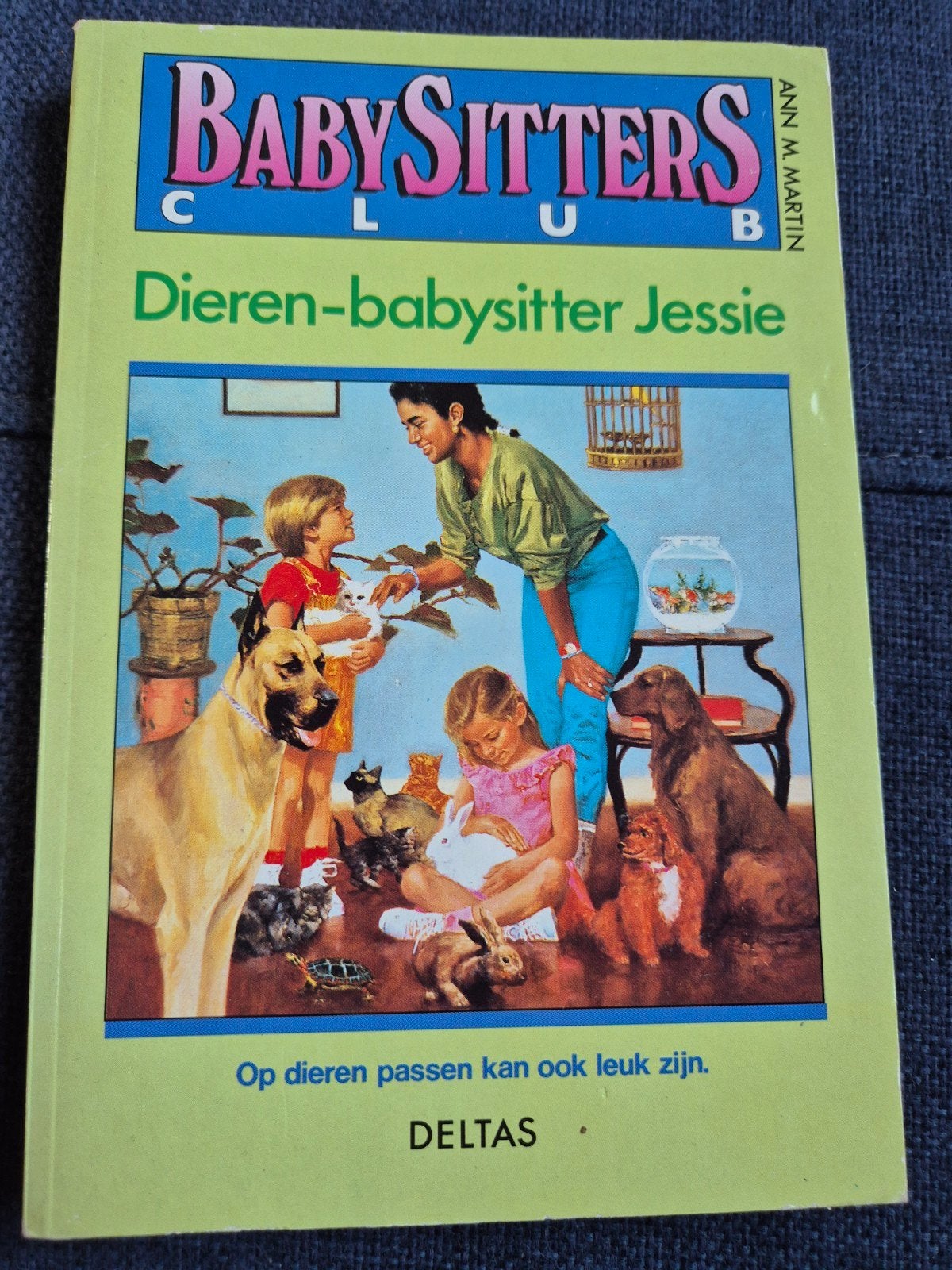 Baby-sitters Club: Dieren-babysitter Jessie, Ophalen of Verzenden, Gelezen, Ann M. Martin, Fictie algemeen