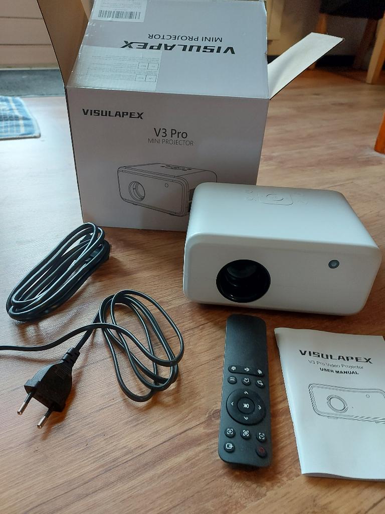 V3 Pro Video Projector Visulapex, Ophalen of Verzenden, Nieuw, Overige technologieën, Visulapex V3Pro Video Projector