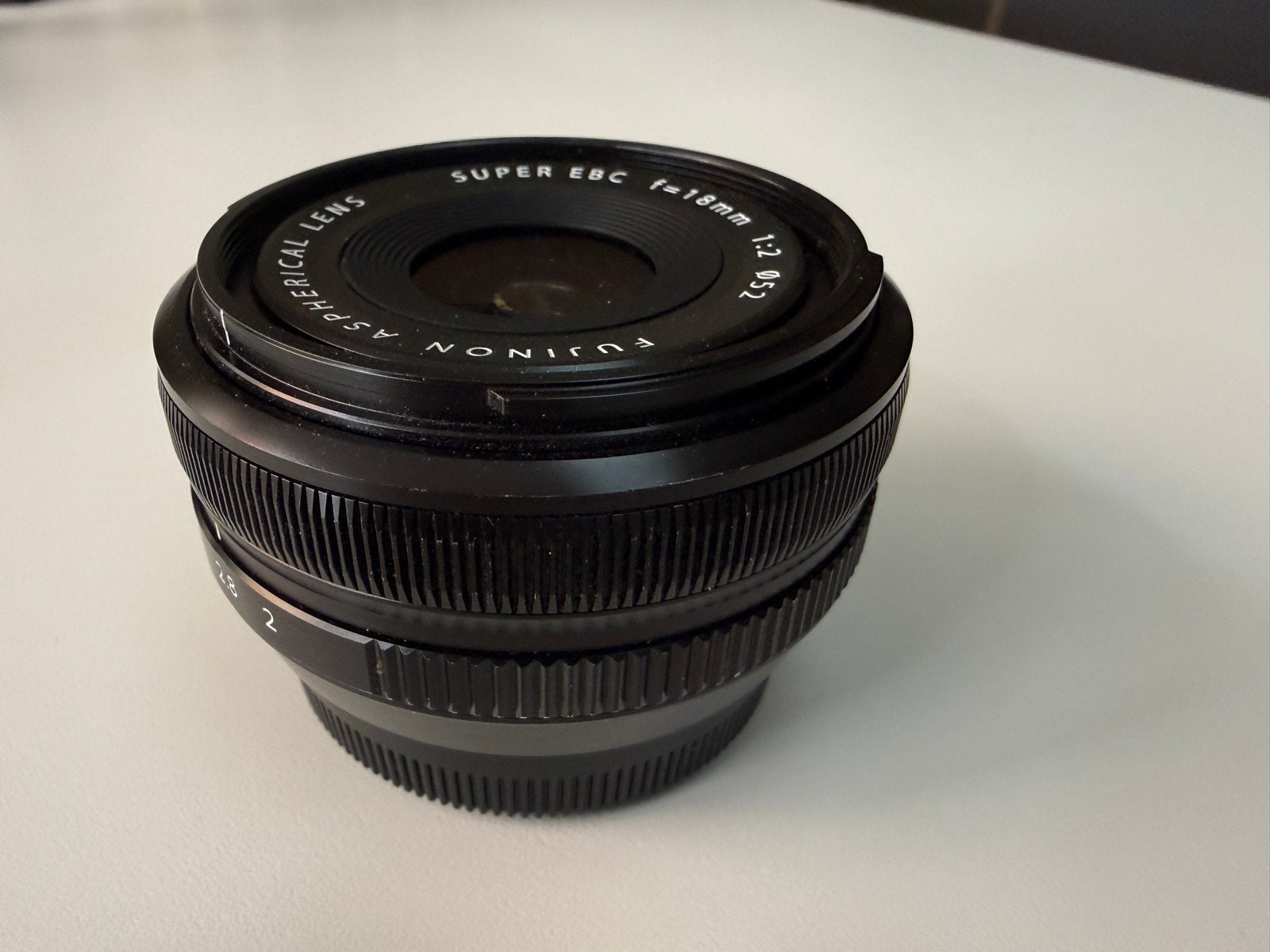 Fujinon Super EBC XF 18mm f/2 R lens voor Fujifilm, Ophalen, Fujifilm, Gebruikt, Groothoeklens