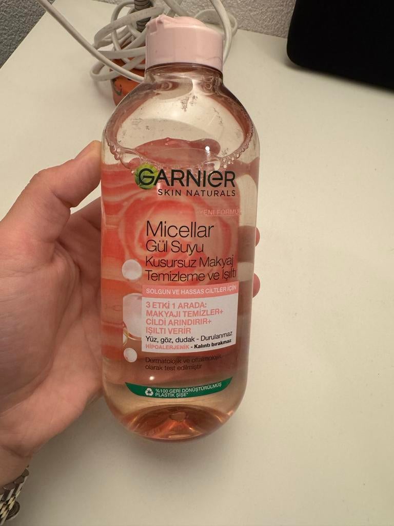 Garnier Micellair Water Rozenwater 400ml, Ophalen of Verzenden, Nieuw, Overige typen