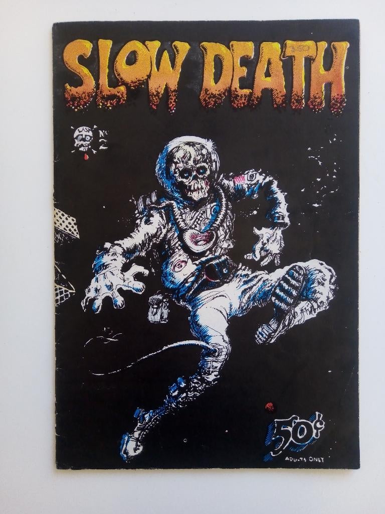 slow death nr.2 uit 1970-dave sheridan-last gasp first print, Gelezen, Overige gebieden, Ophalen of Verzenden, Meerdere comics