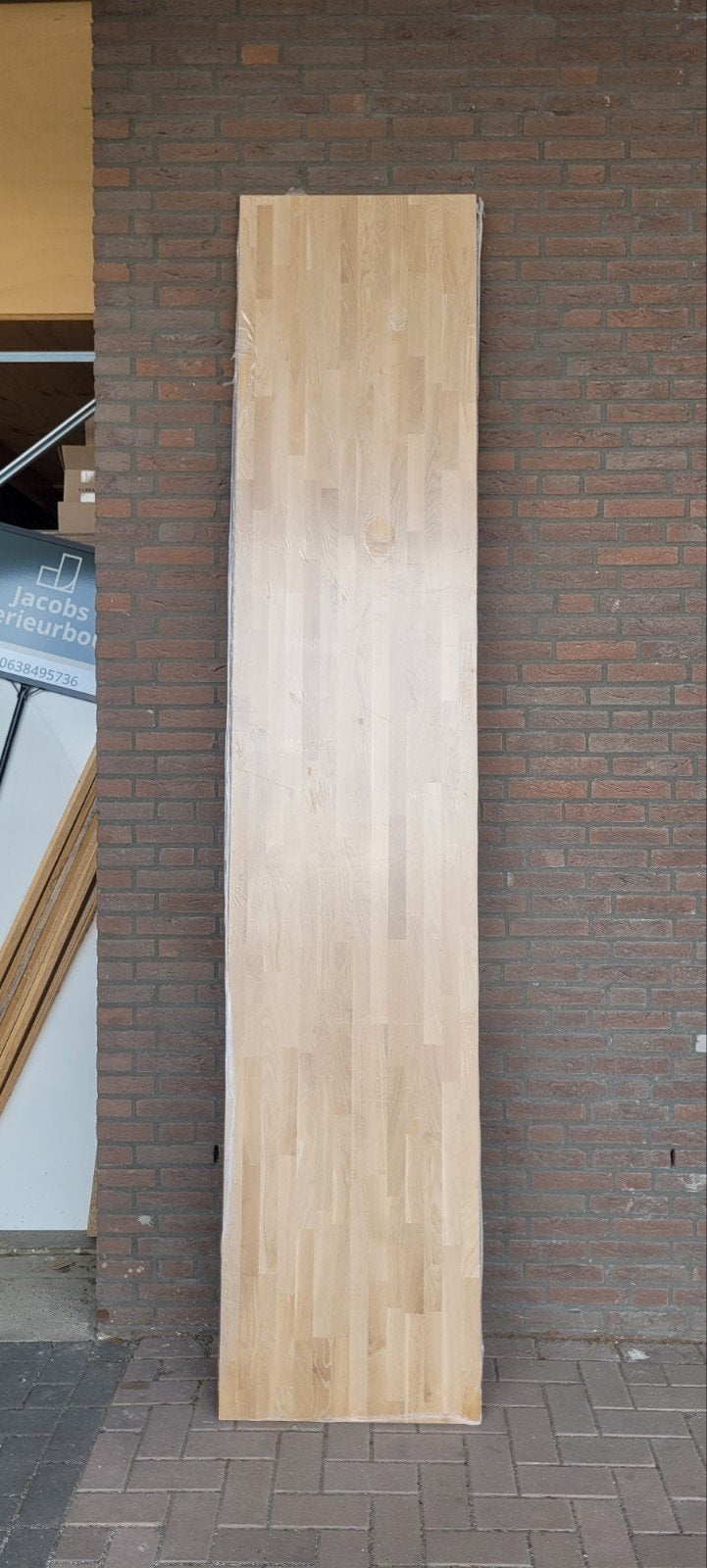 Massieve Eiken Panelen - Nieuw in plastic, Doe-het-zelf en Verbouw, Hout en Planken, Ophalen, 25 tot 50 mm, Eiken, Nieuw