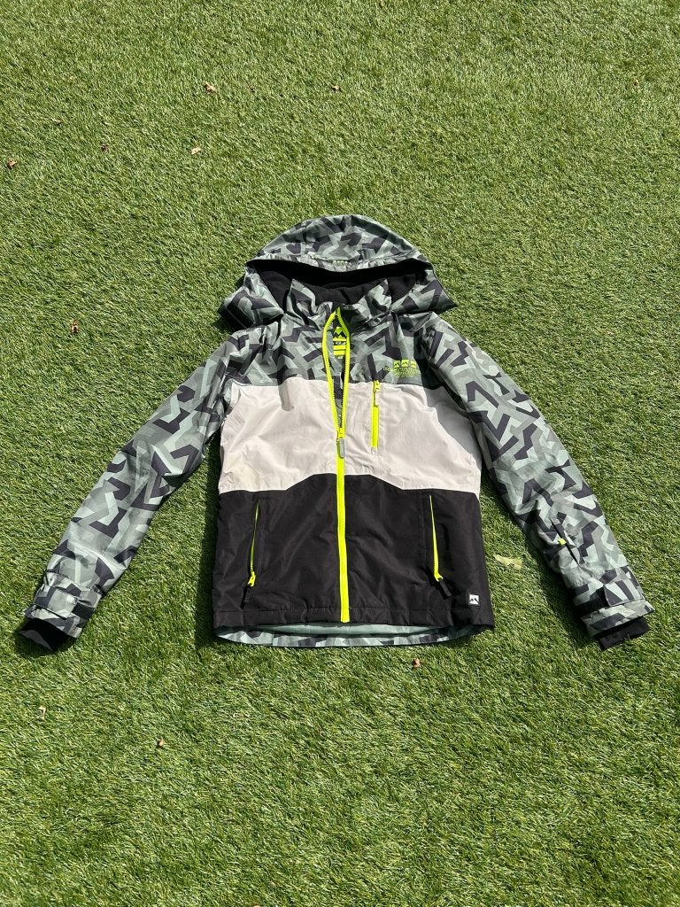 Jongens ski jas mt 176 - WE Fashion, Ophalen, Zo goed als nieuw, Maat 176