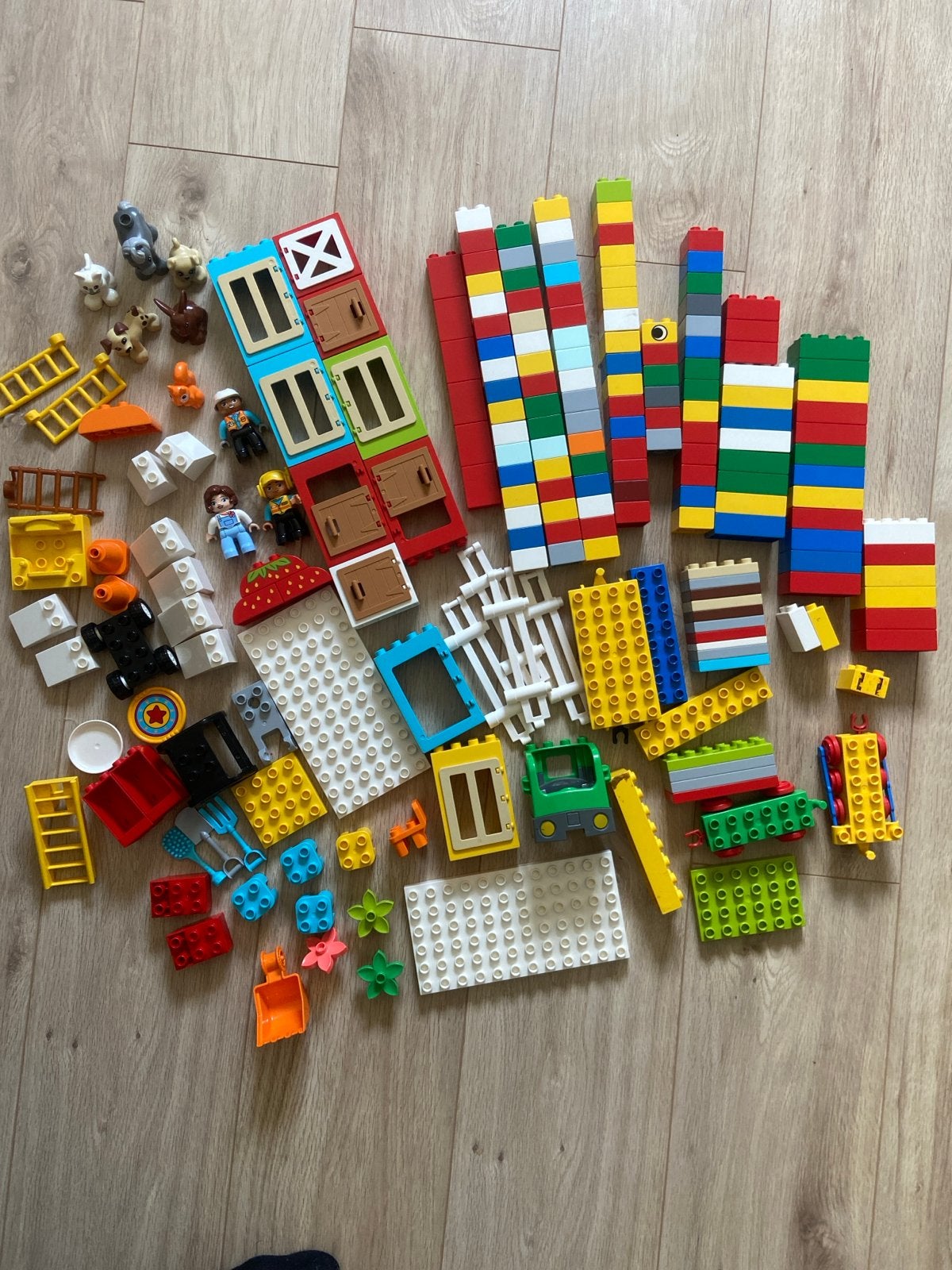 Groot Lego Duplo pakket, diverse onderdelen, goede staat, Kinderen en Baby's, Ophalen of Verzenden, Gebruikt