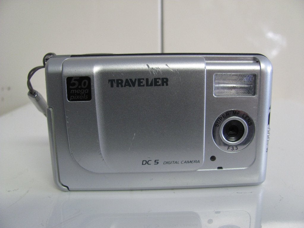 Traveler DC5 digitale camera met 5.0mp, Audio, Tv en Foto, Fotocamera's Digitaal, Ingebouwde flitser, Gebruikt, Ophalen of Verzenden