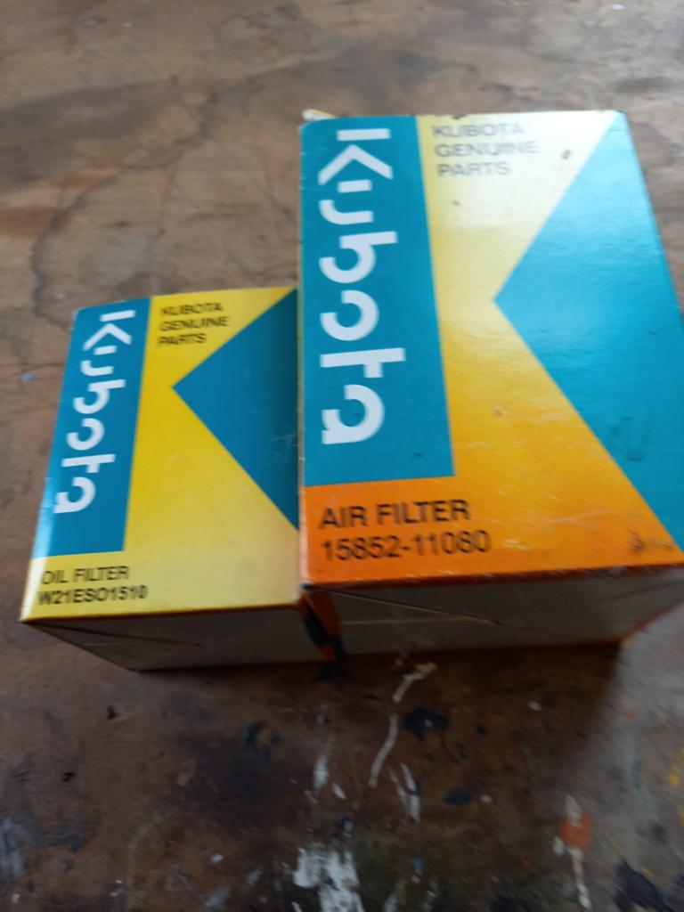 Kubota filters, Ophalen, Nieuw