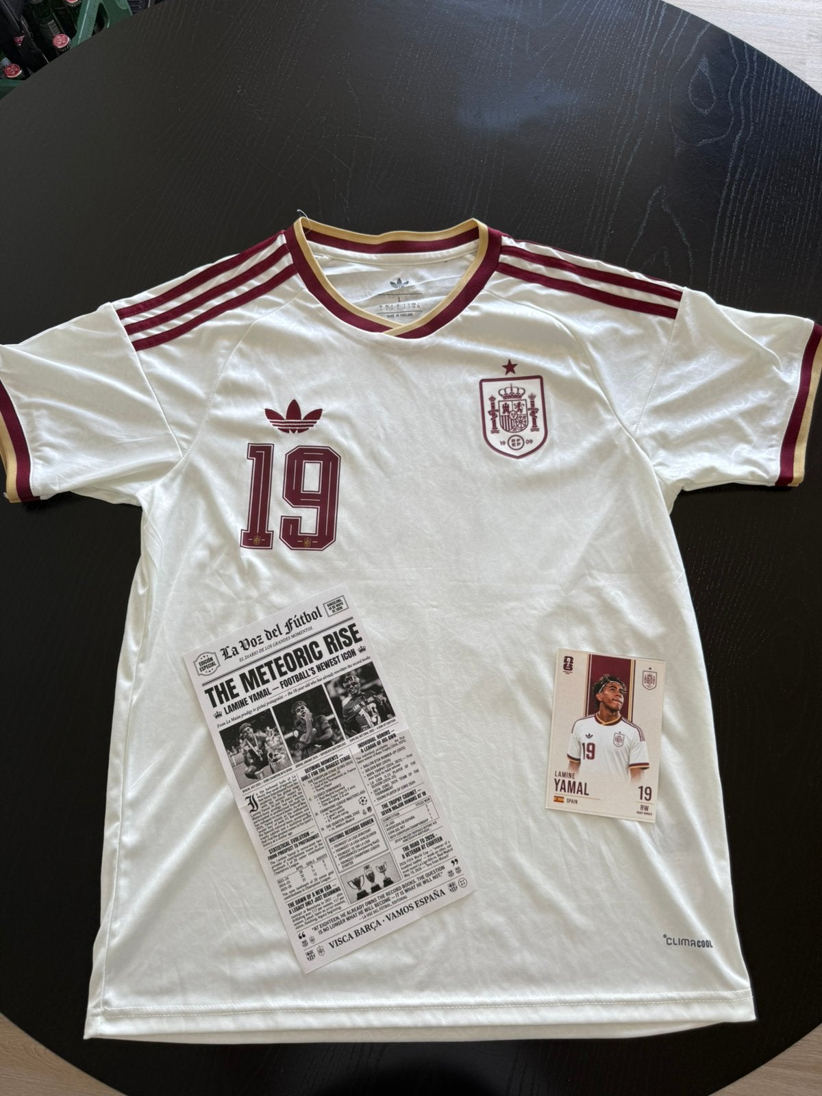 Spanje WK2026 Thuisshirt Lamine Yamal #19, Maat L, Verzenden, Zo goed als nieuw, Shirt