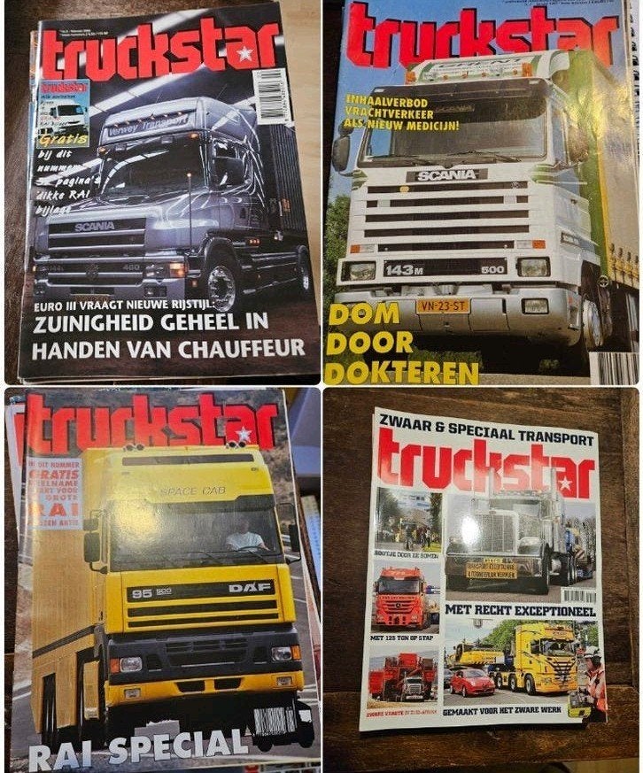 Truckstar magazines - Diverse jaargangen en nummers, Ophalen, Gelezen, Overige typen