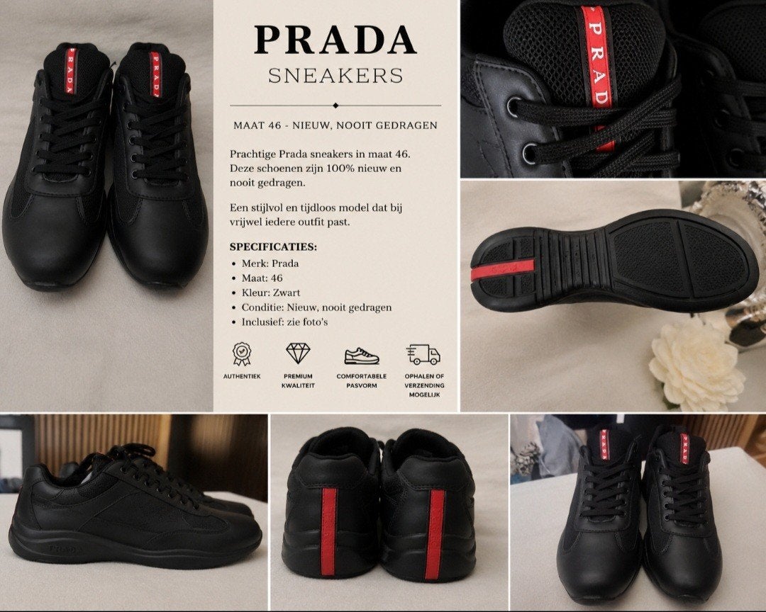 Nieuw Prada Sneakers, Ophalen of Verzenden, Nieuw