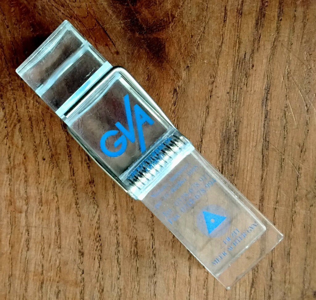 Gemeentelijk Vervoerbedrijf Amsterdam - vintage papierhouder, Ophalen of Verzenden, Gebruikt, Gebruiksvoorwerp