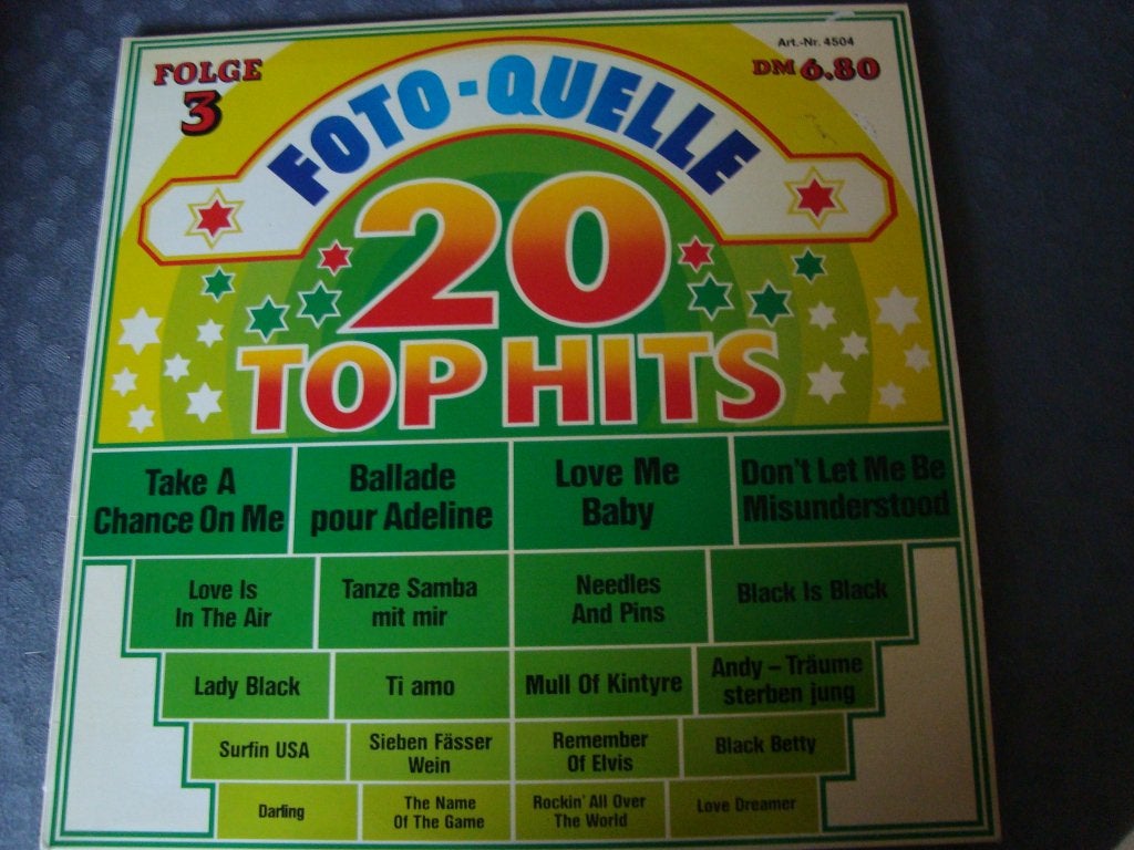 Foto/quelle 20 top hits, Ophalen of Verzenden, Zo goed als nieuw, 12 inch