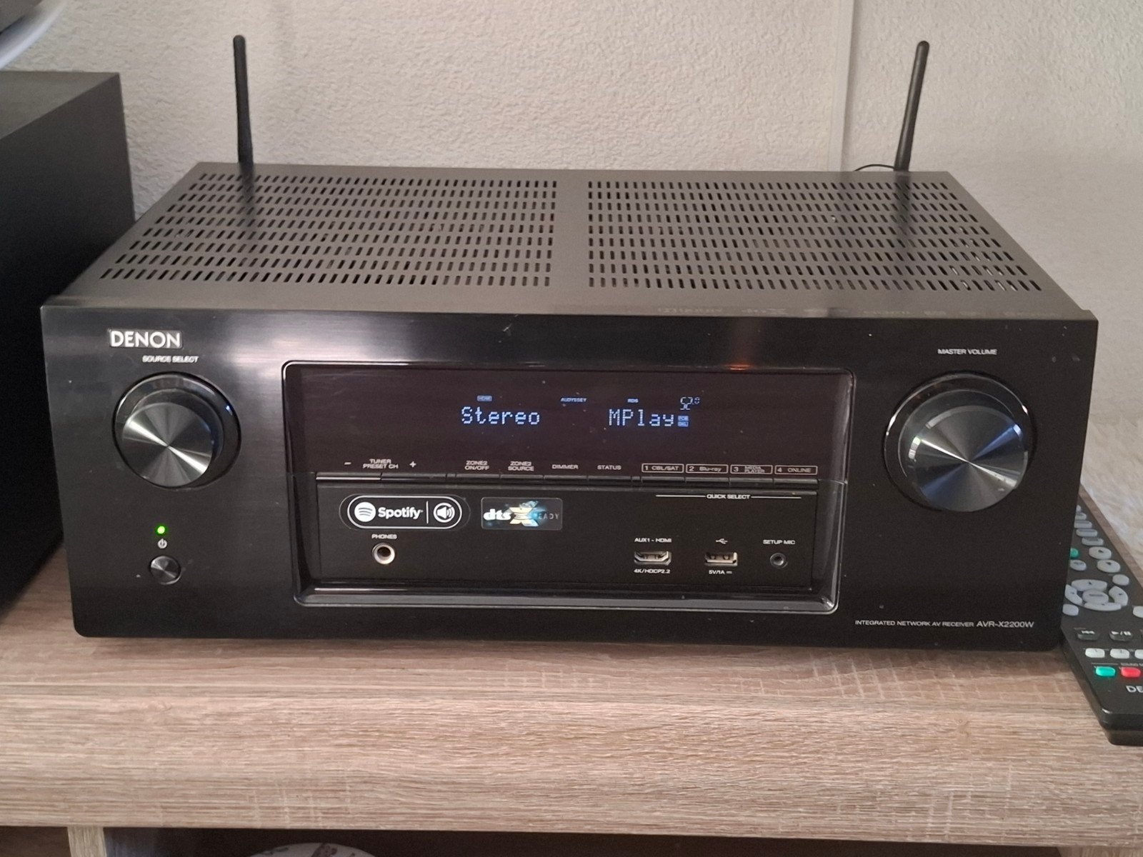 Denon AVR-X2200W 7.2-kanaals AV-receiver, Ophalen, Gebruikt, Denon, 120 watt of meer