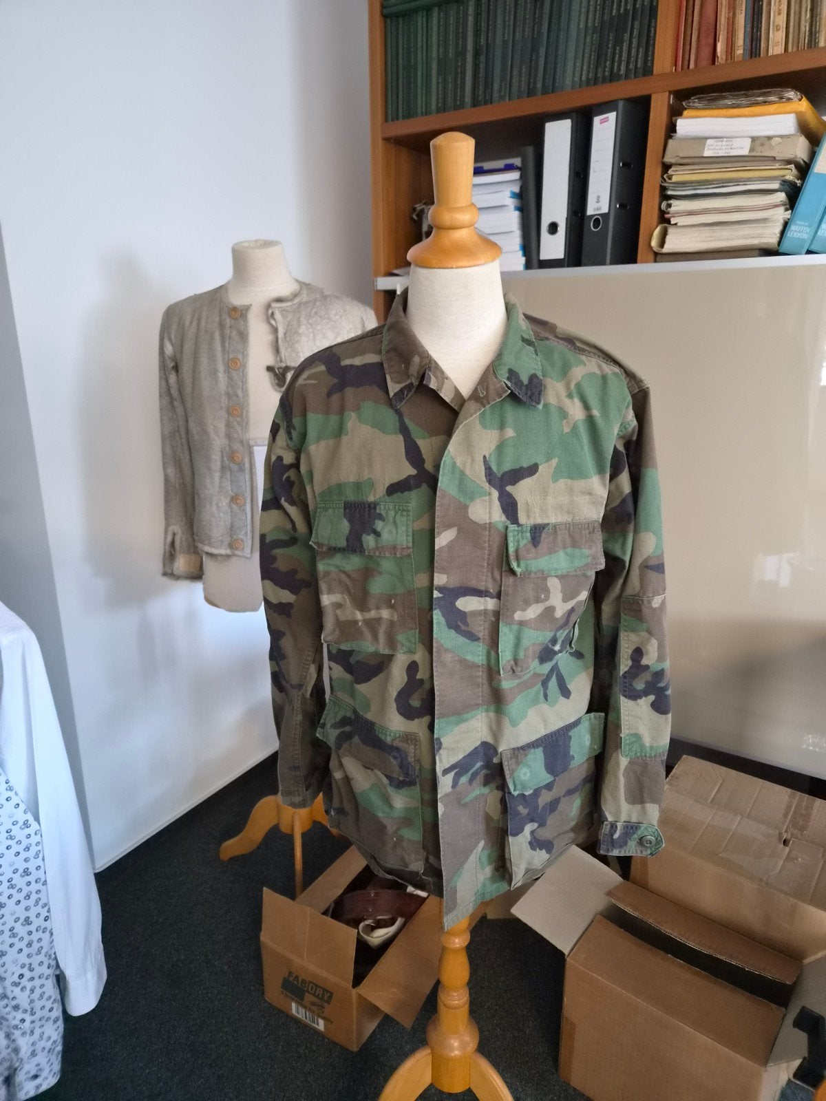 Origineel Amerikaans BDU Woodland Camouflage Jasje M-L, Kleding | Heren, Ophalen of Verzenden