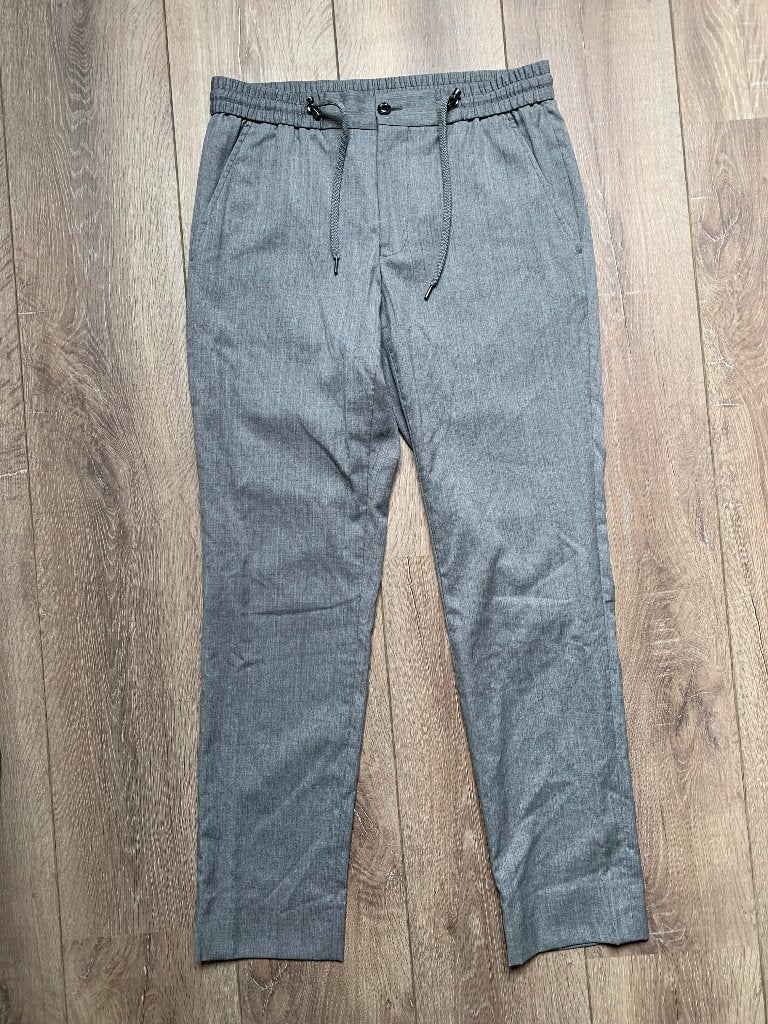 Dutch Dandies jogger pantalon broek grijs 46/S, Kleding | Heren, Verzenden, Zo goed als nieuw, Dutch Dandies, Grijs