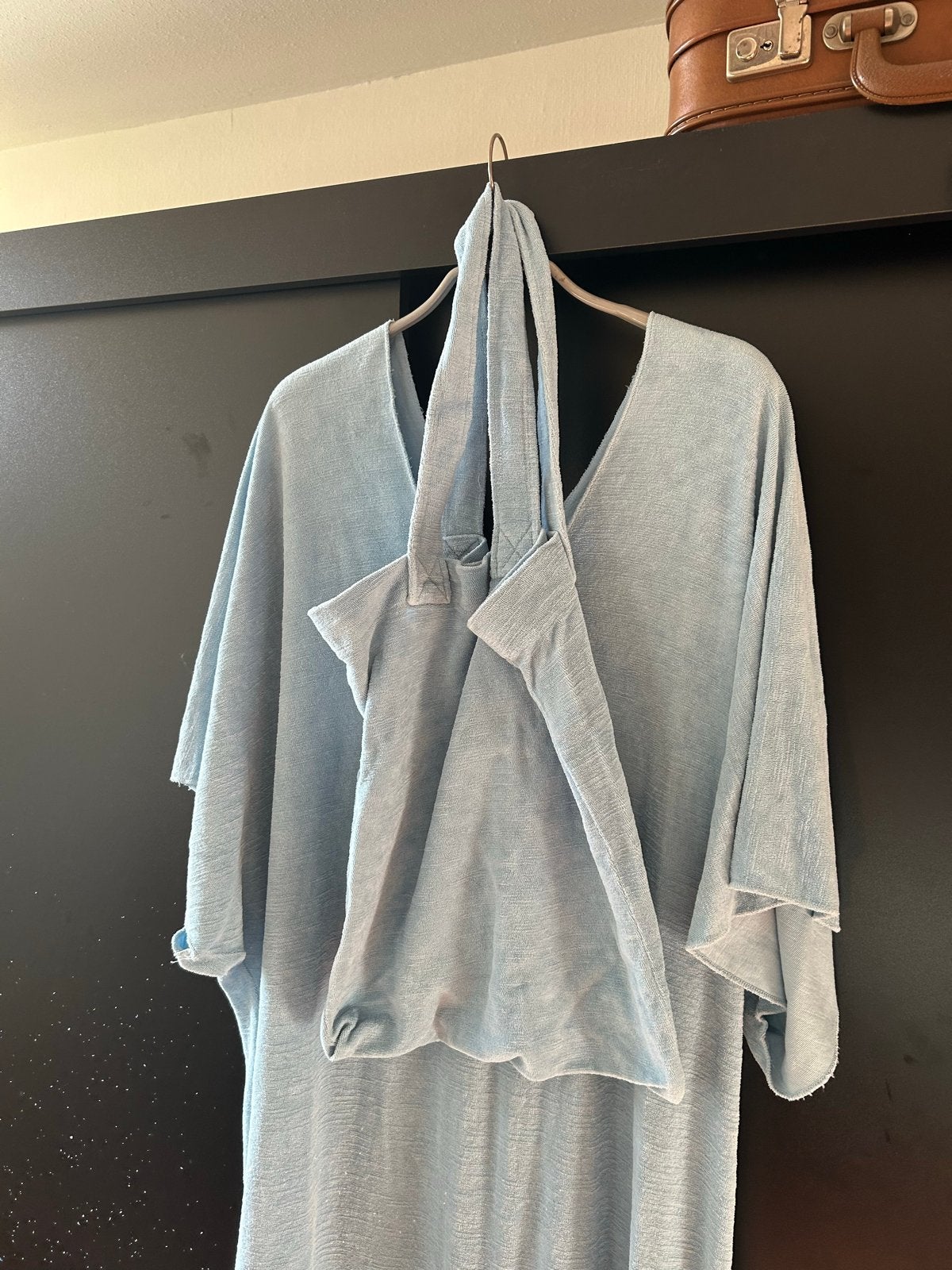 Speezys Kaftan met bijpassende strandtas, Verzenden, Zo goed als nieuw, Maat 38/40 (M), Blauw
