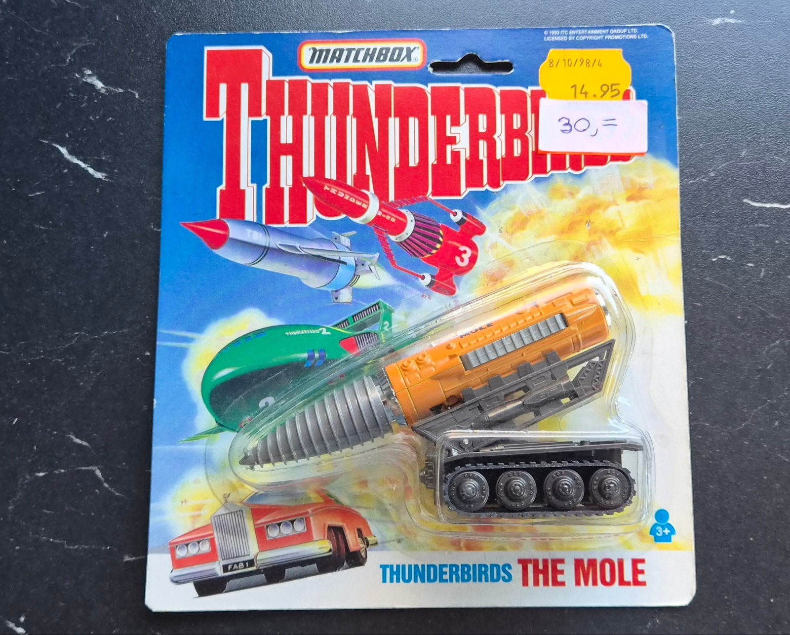 Matchbox Thunderbirds The Mole - Nieuw in verpakking, Ophalen of Verzenden, Nieuw