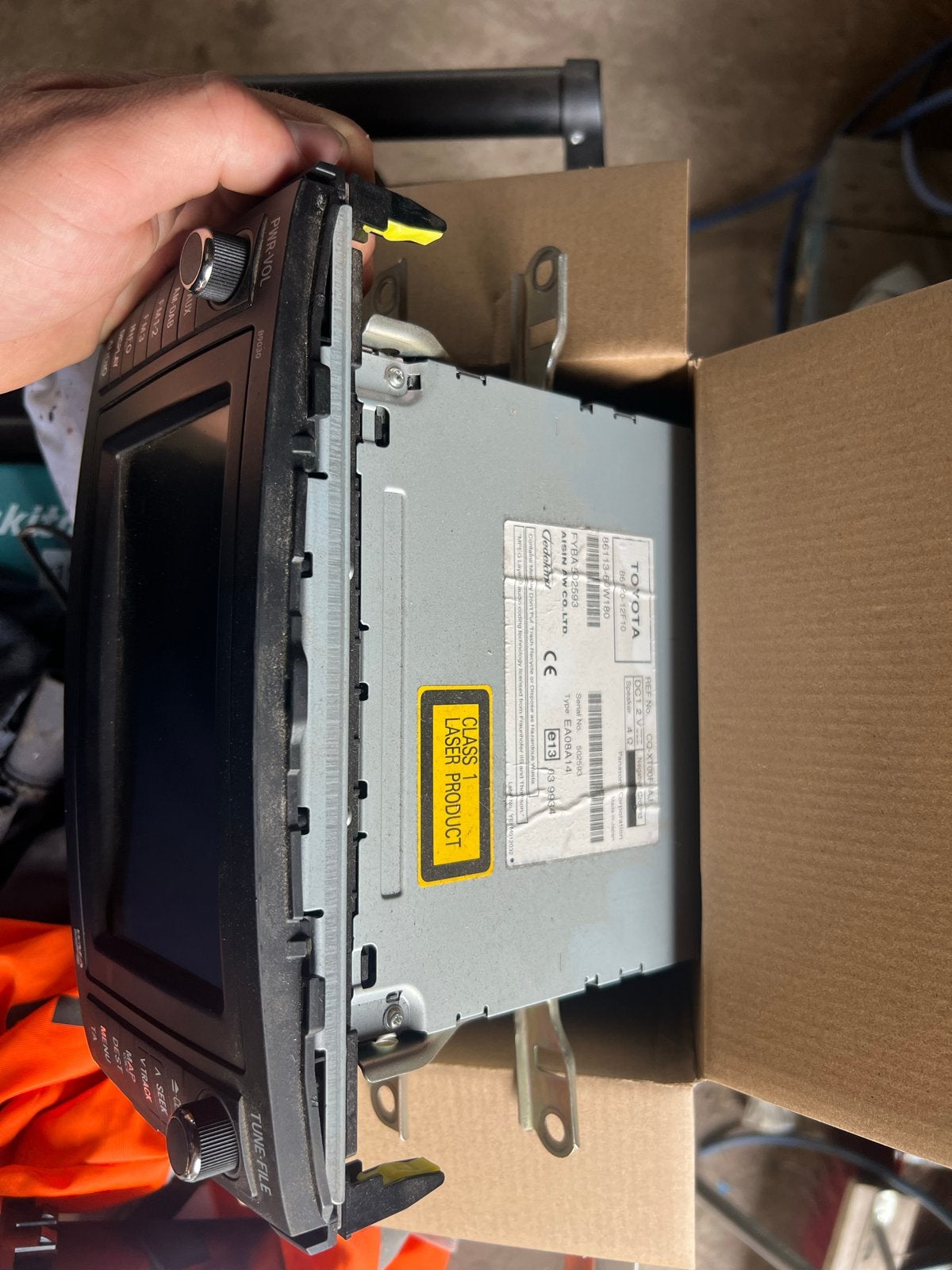 Toyota Auris Radio Bluetooth Navigatie B9030, Auto diversen, Ophalen, Gebruikt