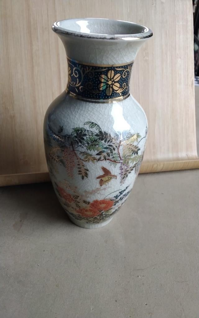Japanse Satsuma Vaas, Ophalen of Verzenden
