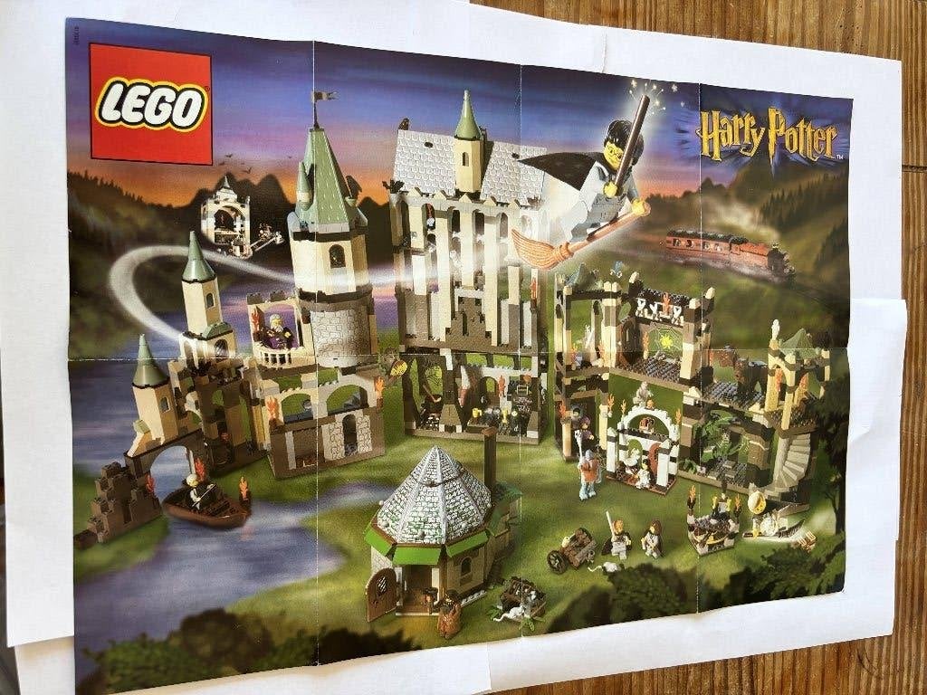 Lego Harry Potter postertje uit 2002 (3 beschikbaar), Ophalen of Verzenden, Gebruikt, Boek of Poster
