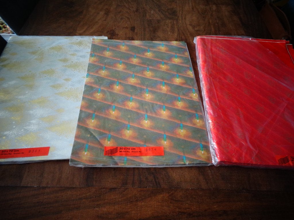 Kerst inpakpapier, 50x70 (11 en 21 st.)en 70x100 cm (15 st.), Diversen, Ophalen of Verzenden, Nieuw