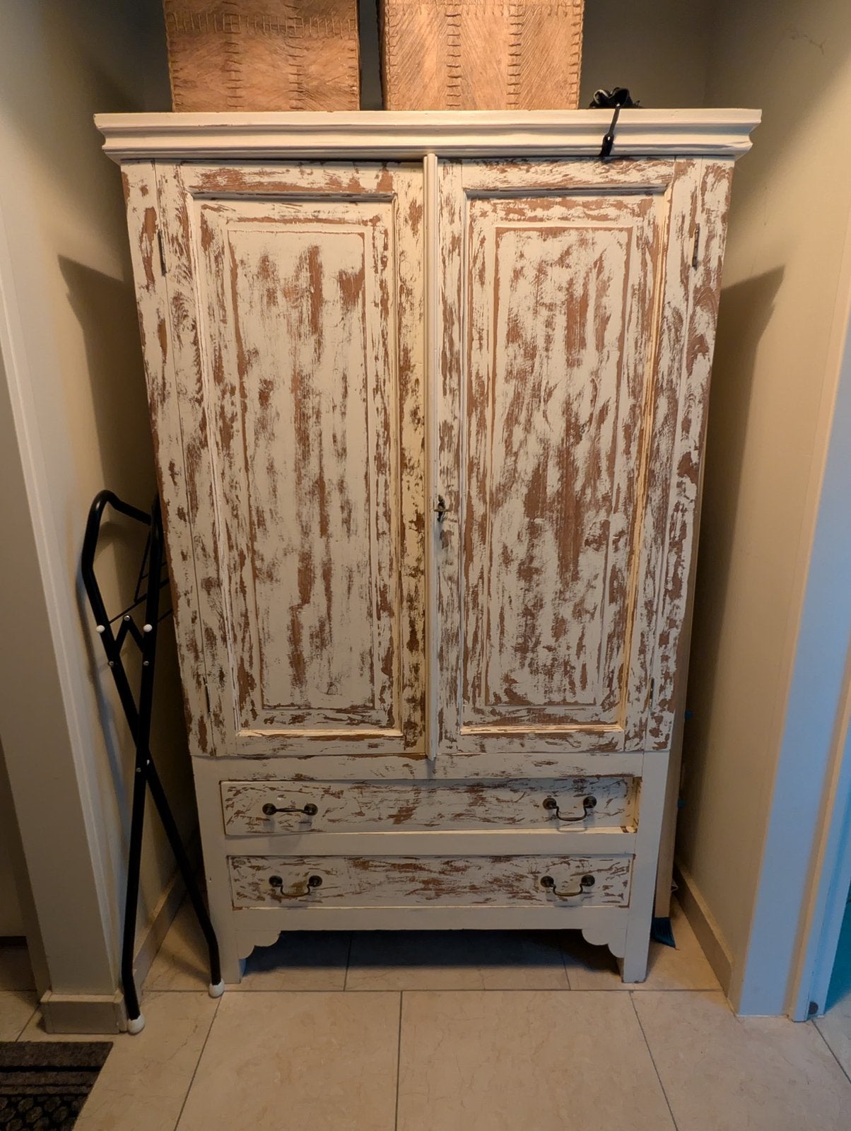 Antiek houten kast 100x61x175 LxDxH, Ophalen