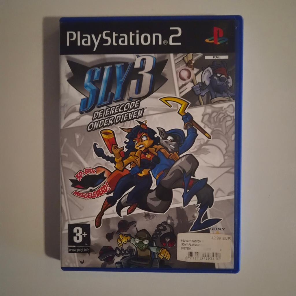 Sly 3: Erecode Onder Dieven - PlayStation 2 (PS2) (bekrast), Avontuur en Actie, Gebruikt, 1 speler, Ophalen of Verzenden