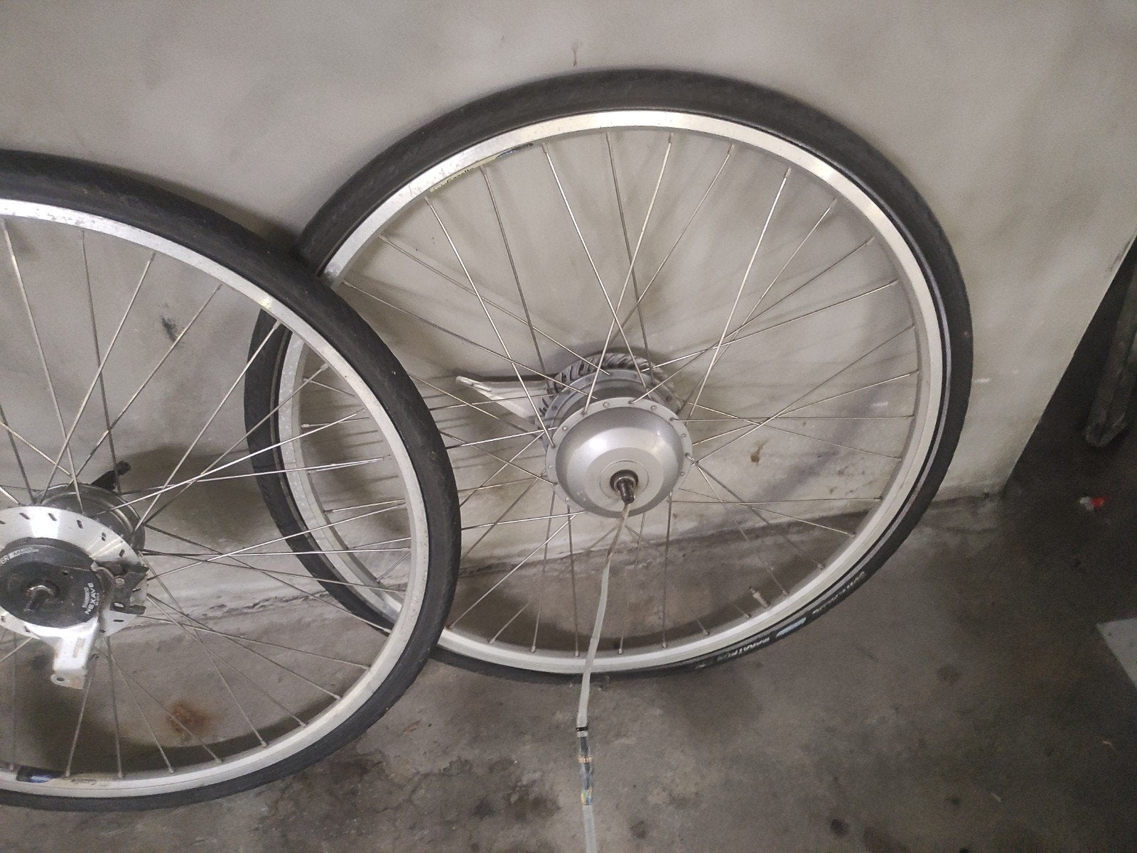 Twee Gazelle elektrische fietswielen in goede staat, Gebruikt, Ophalen of Verzenden, Gazelle, Elektrische fiets